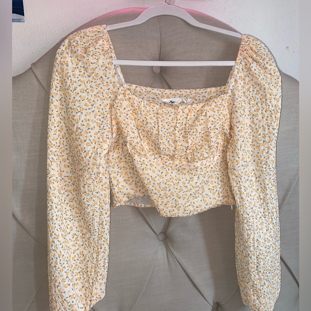 Floral long sleeve shirt